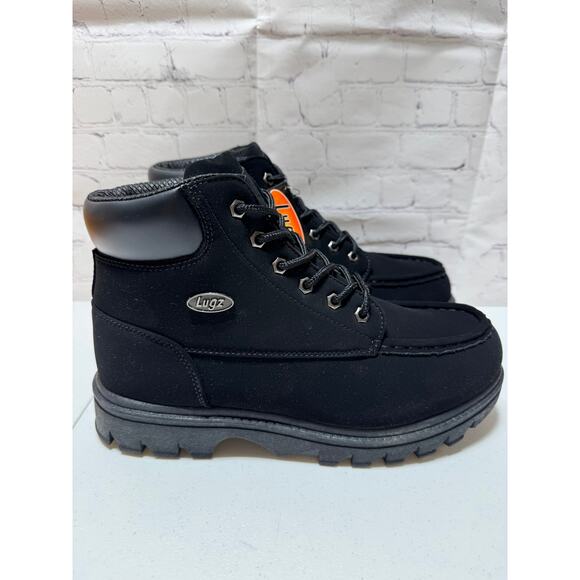 Lugz Other - Lugz Warsaw Black Boots Men’s Size 10 D Lace-Up Work Boots NEW With Box